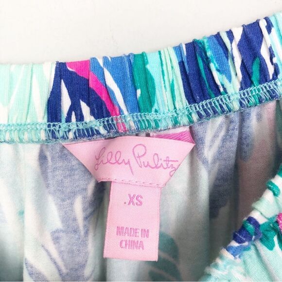 LILLY PULITZER | Strapless Belted Ritz Romper in Light As A Feather Women’s XS - Picture 7 of 11